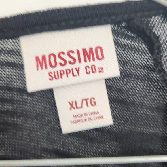 Mossimo Black Floral Trim Long Sleeve Top - Women's XL - Picture 3 of 4